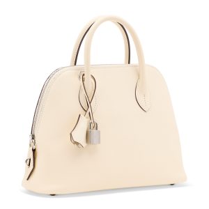 Hermes White Leather Bolide With Palladium Hardware In Dubai